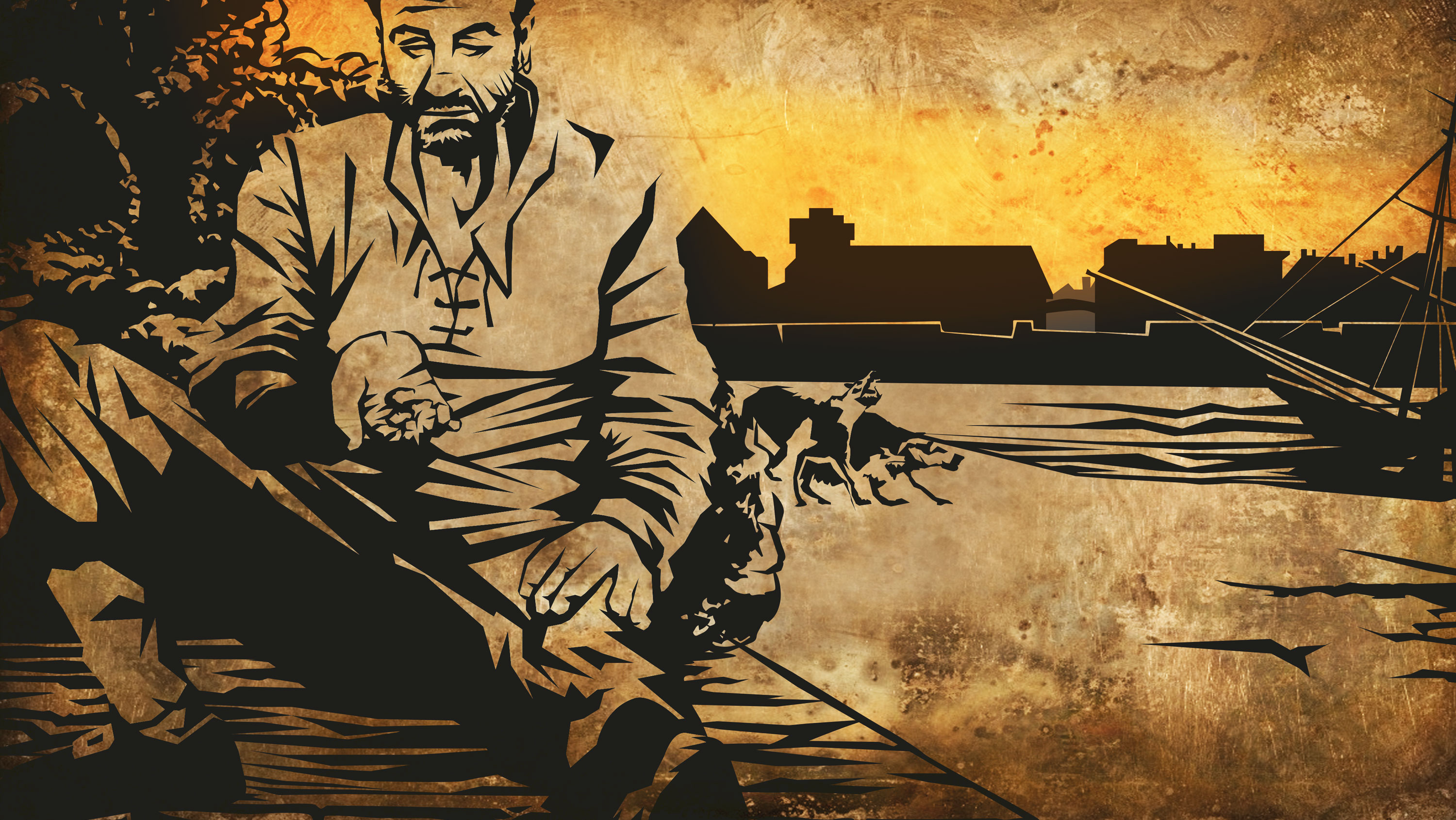 Illustration de l'histoire Trois cailloux pour les chiens