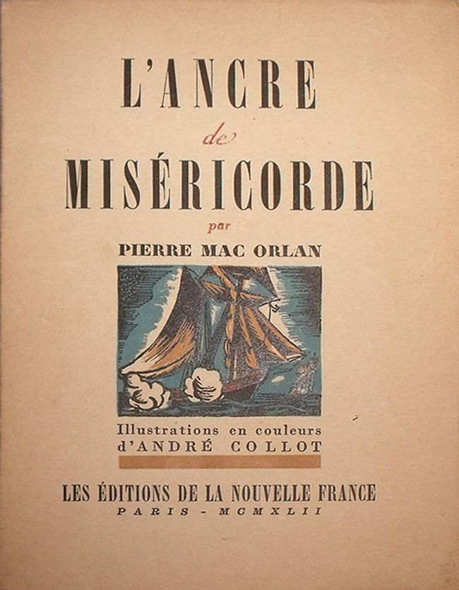 L Ancre De Miséricorde Pierre Mac Orlan